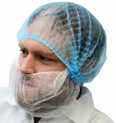 BEARD SNOODS BLUE or WHITE Quantity Choices Multi Buy Deals 