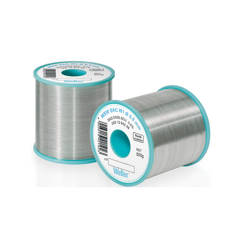 WSW SAC M1 1,0 mm Solder Wire Lead-free solder wire for longer tip lifetime