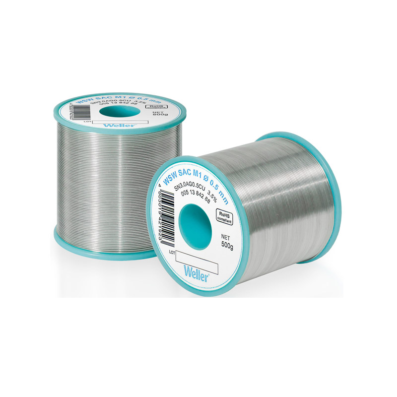 WSW SAC M1 0,8 mm Lead-free solder wire for longer tip lifetime