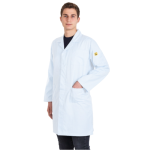 ESD LAB COAT - WHITE