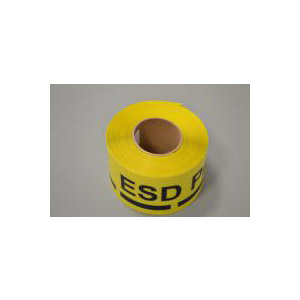 ESD Yellow Floor Tape DuraStripe In-Line Print (7,5 cm)