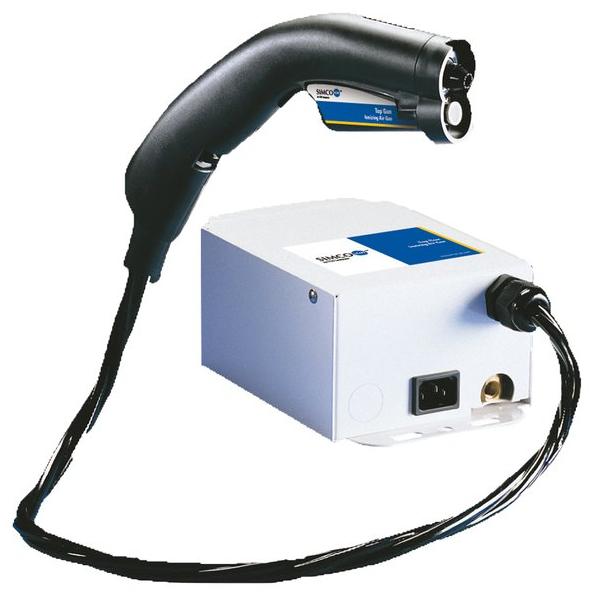 Anti-static Ionizer Ion Wind Gun Adjustable Airflow 2 Output Interface 110V 60HZ 
