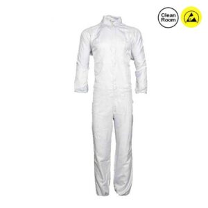 ESD-Cleanroom-Coverall-White