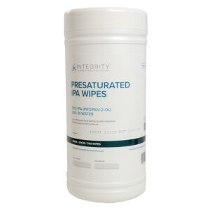 Integrity Cleanroom Pre-Saturated IPA Tub Wipes