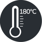 Resistance to short-term contact with hot ground at 180°C