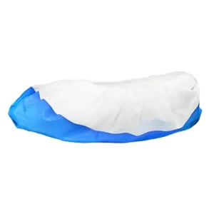 DISPOSABLE POLYTHENE OVERSHOE BLUE 356 MM (14"), 100 PCS/CASE
